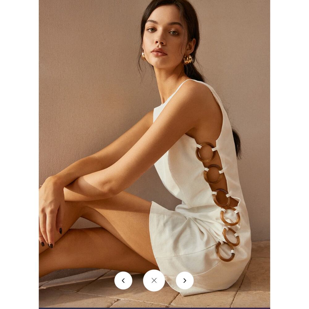 NWT Commense O-Ring Cutout Sleeveless Dress Sz XS - Picture 3 of 10